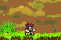 Dark Sonic vs Shadow full