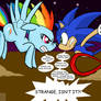 Sonic VS Rainbow Dash