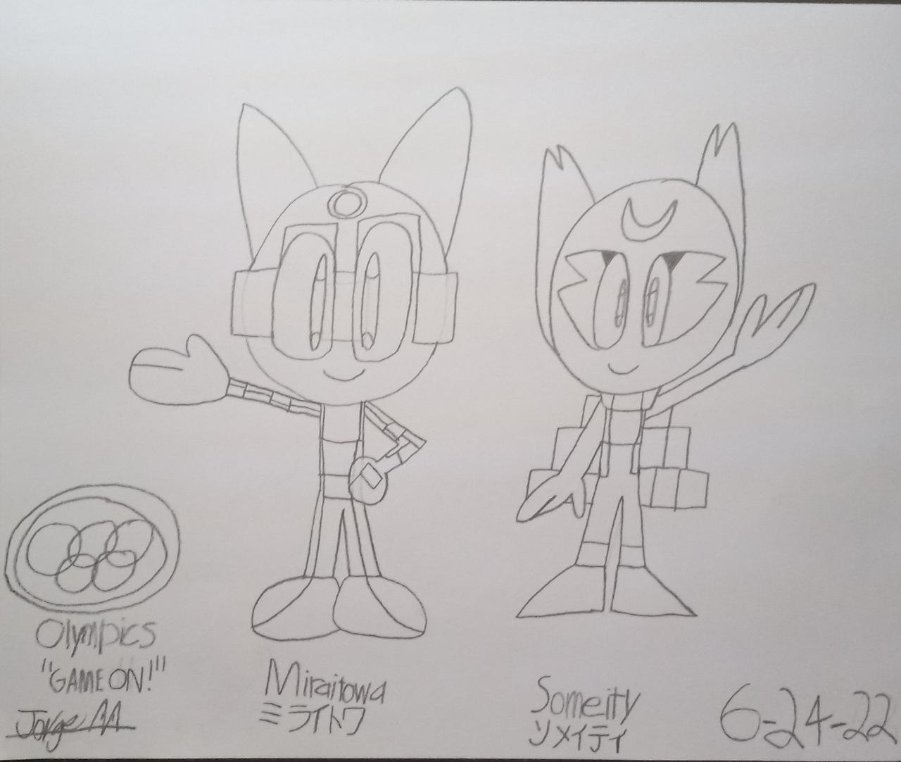 Miraitowa and Someity by MarioBlueArts on DeviantArt