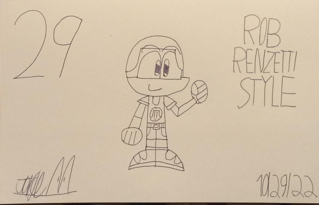 Rob Renzetti Styles Inktober 29 Rob Renzetti Style by MarioBlueArts on DeviantArt