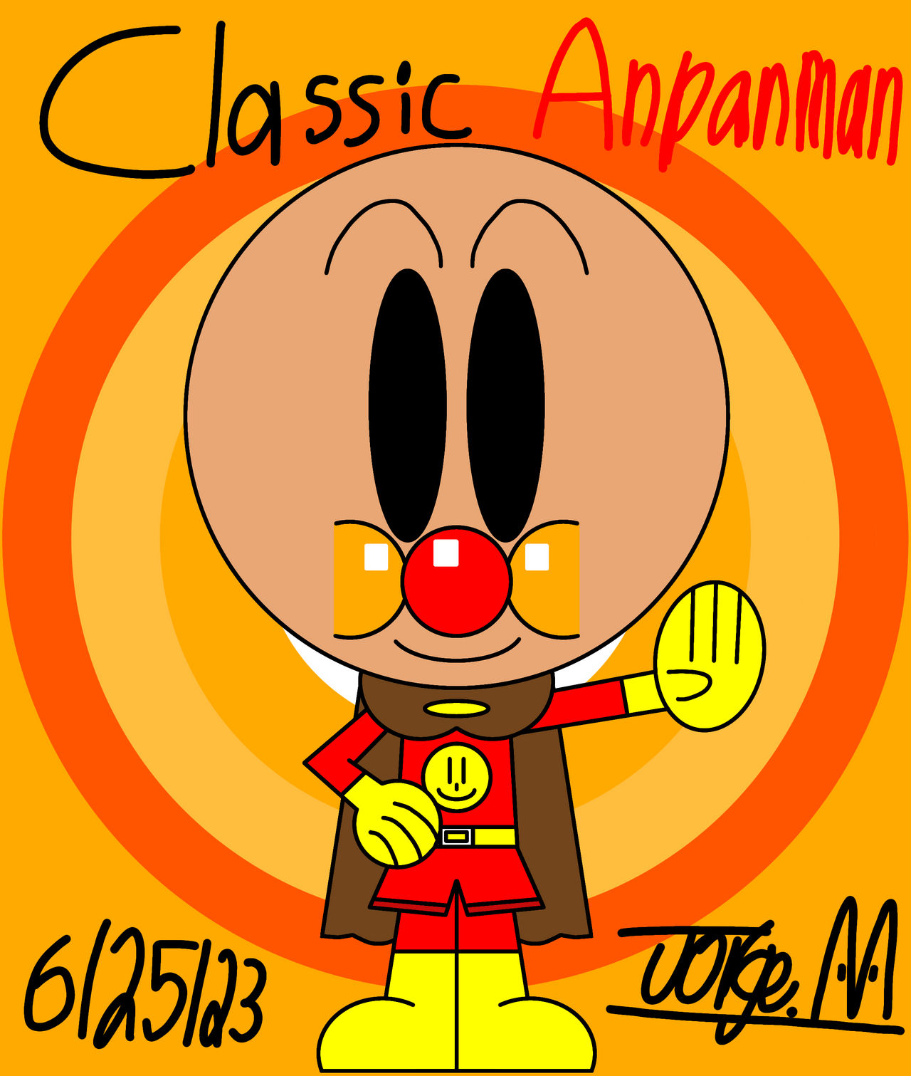 Classic Anpanman by MarioBlueArts on DeviantArt