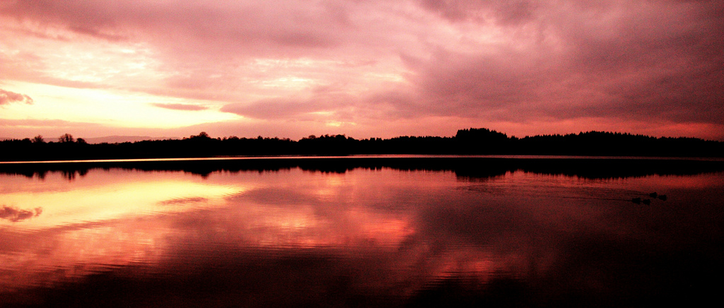 contrasty sunset