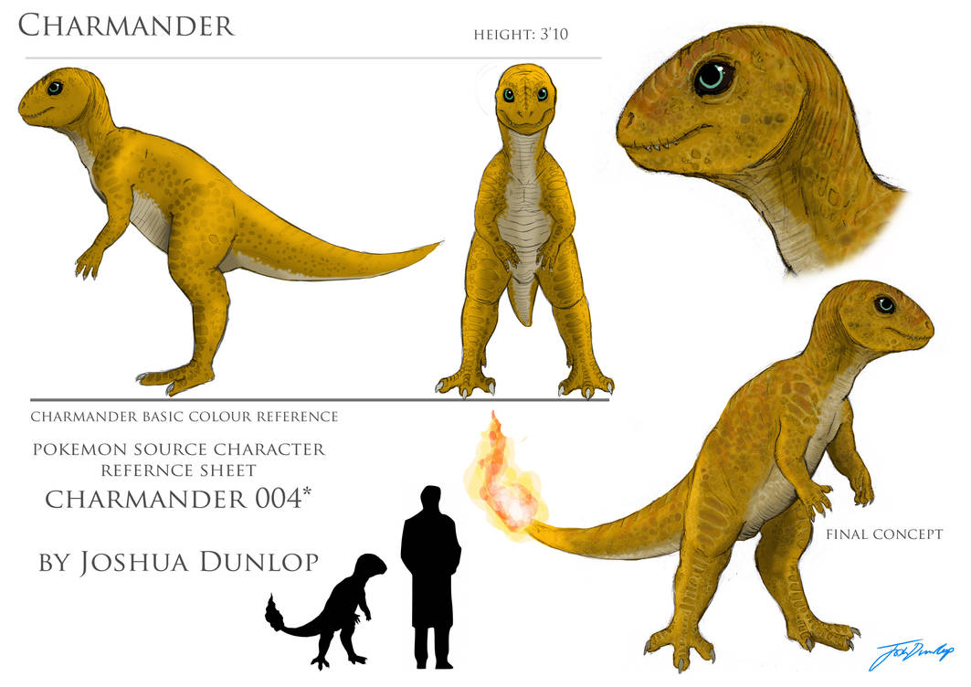 Charmander reference sheet by JoshuaDunlop on DeviantArt