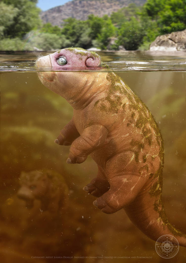 Slowpoke Underwater by JoshuaDunlop