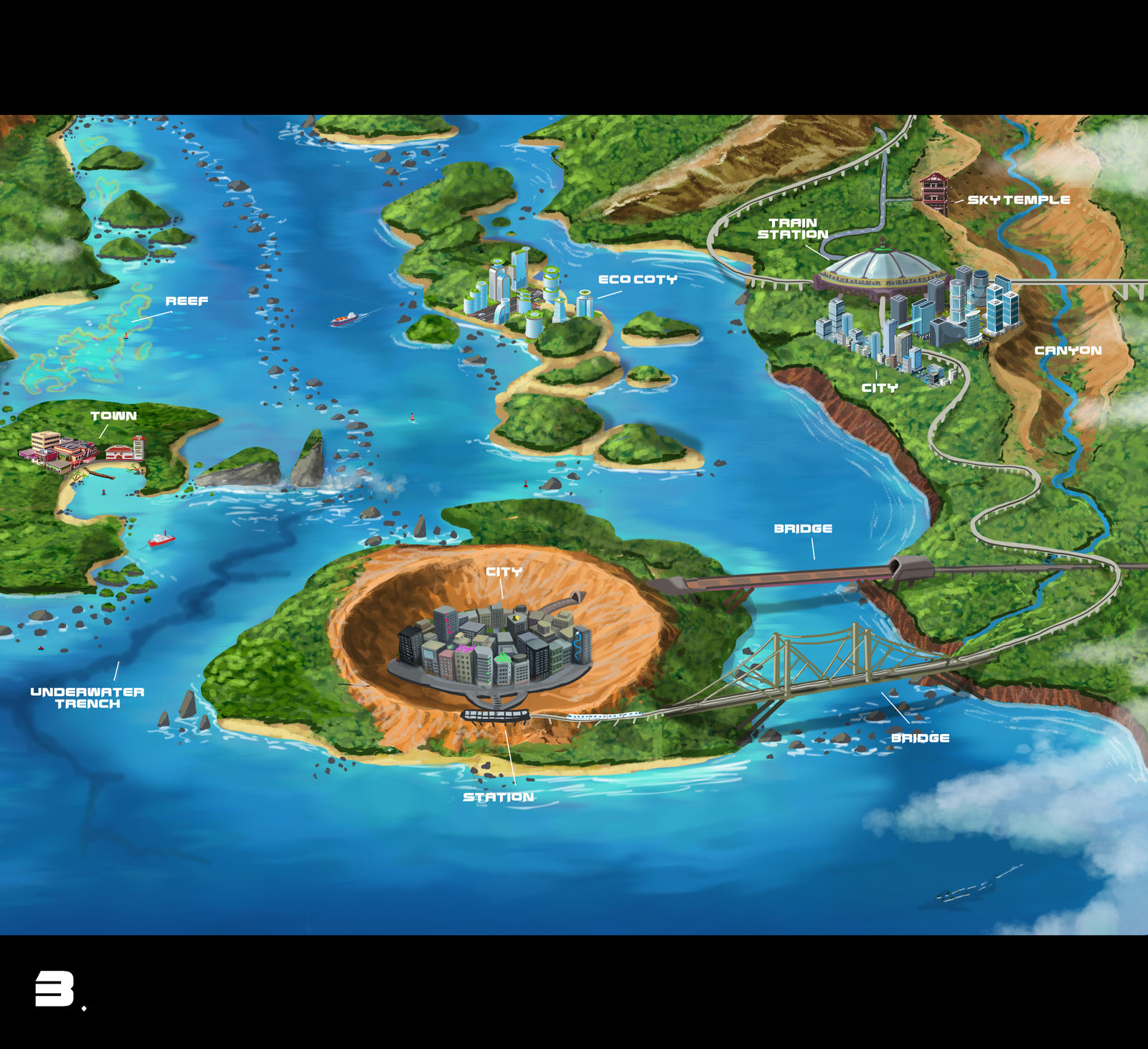 My Pokemon Region Part 3: by JoshuaDunlop on DeviantArt