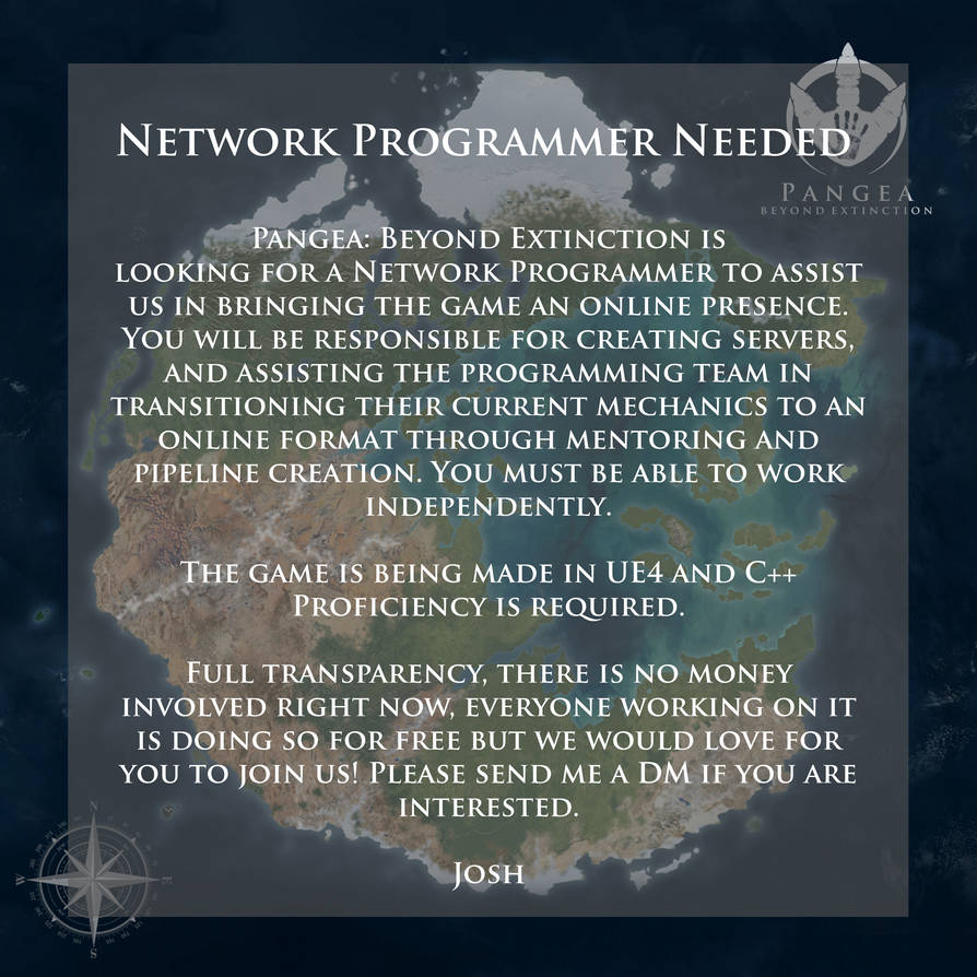 Network Programmer Needed by JoshuaDunlop on DeviantArt