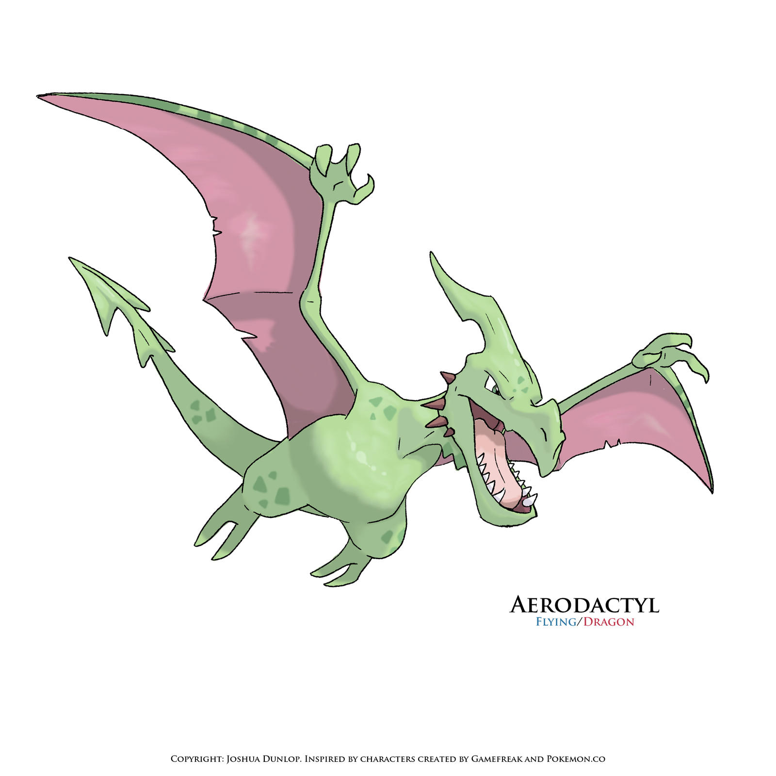 Fakemon - Equian Aerodactyl by JoshuaDunlop on DeviantArt