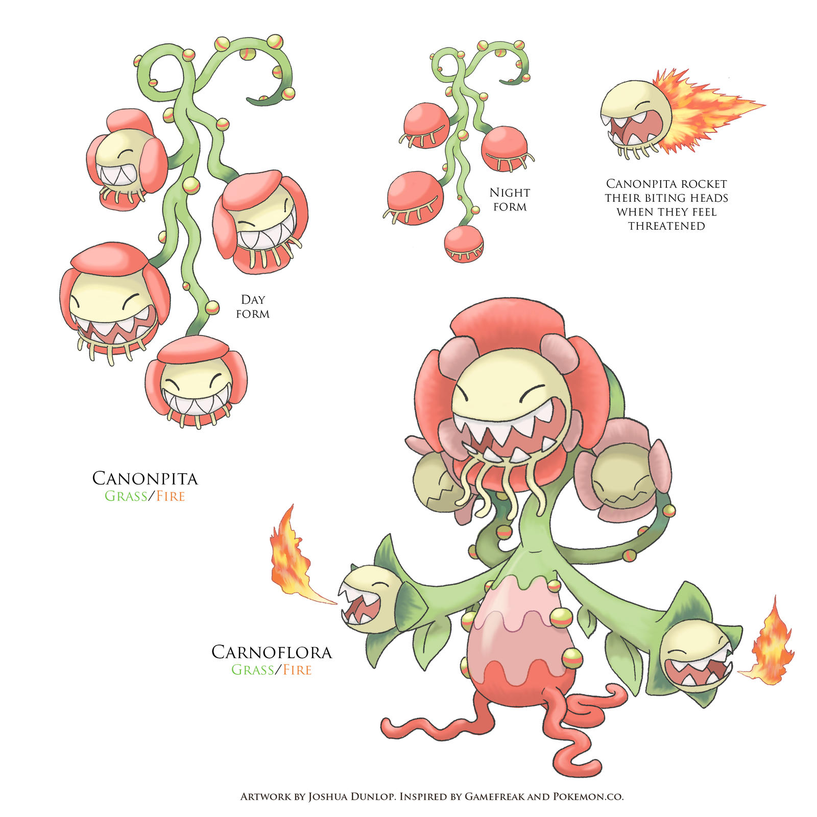 Alatoach o pokemon que é uma planta carnívora - KakaDex #sicca #pokemon  #fakemon #fanart 