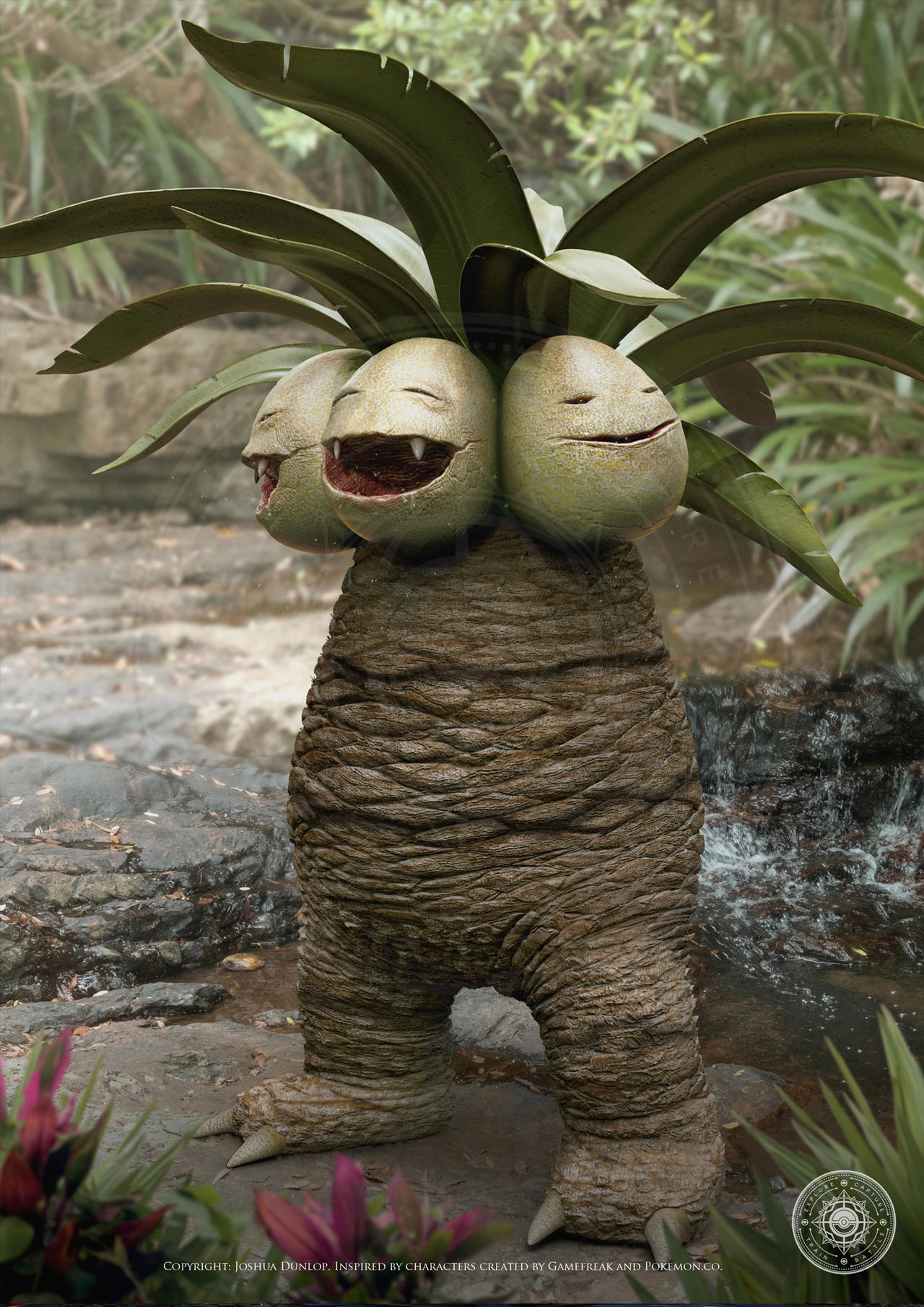 Exeggutor by JoshuaDunlop on DeviantArt