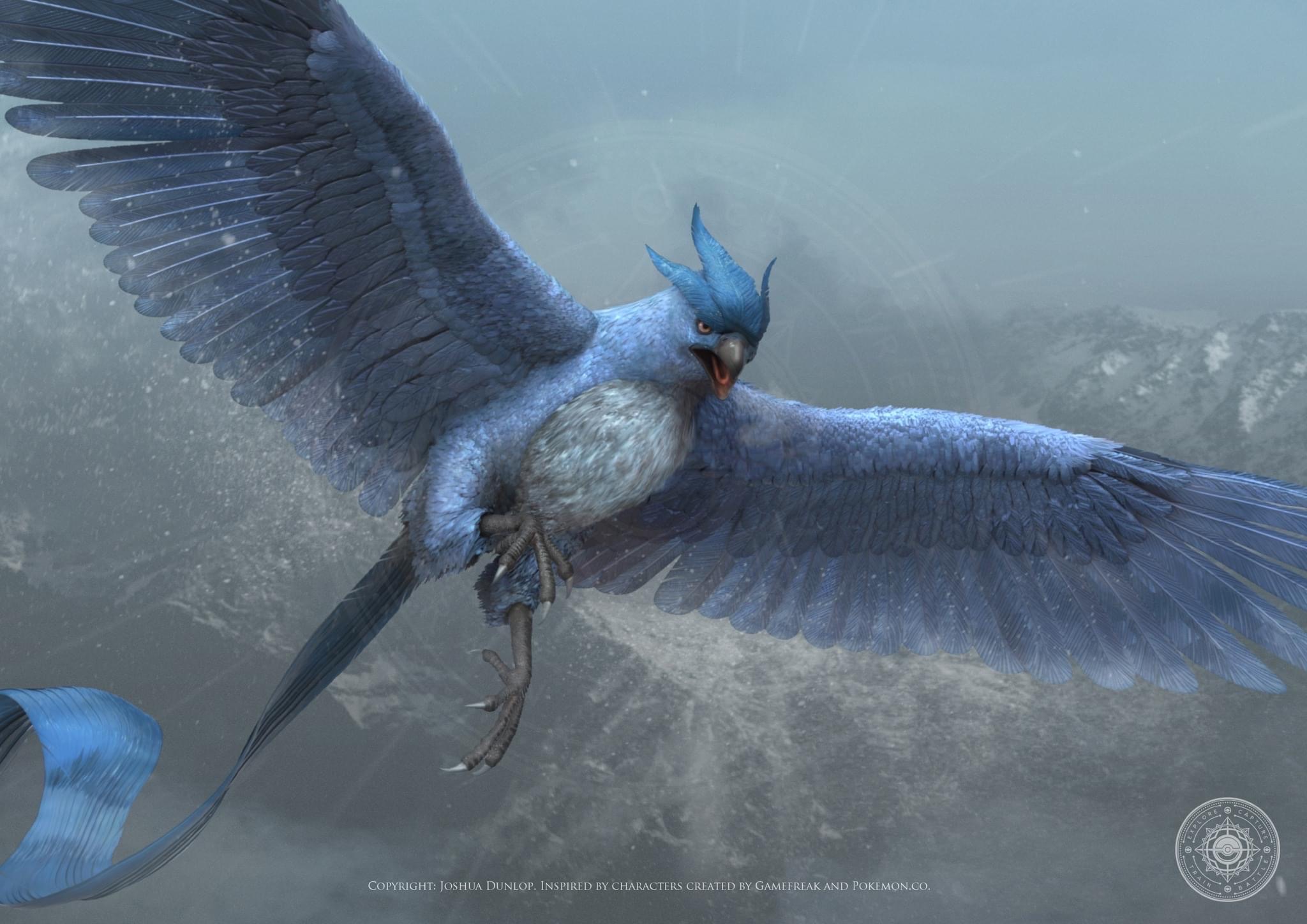 Flying Articuno by Articuno on DeviantArt