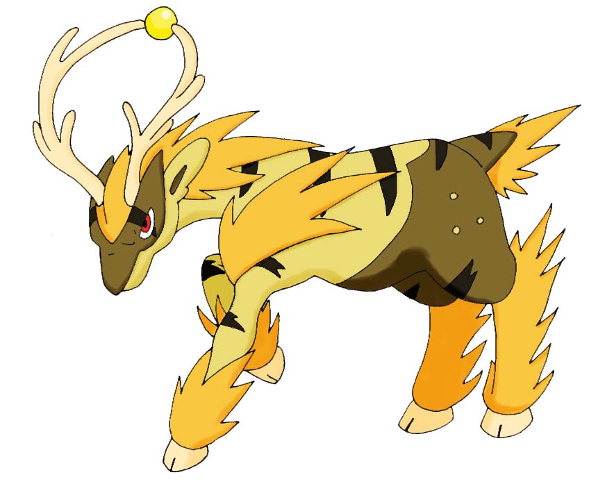 Pokemon- Fake- Electric Deer