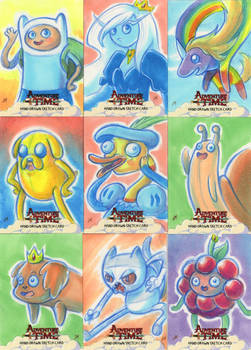 Adventure Time Cryptozoic Sketch Cards 1/4