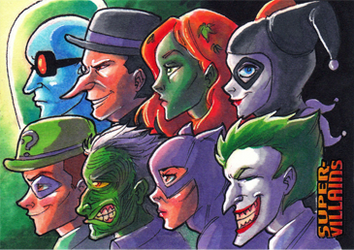 DC Super Villains Artist Proofs: Batman Villains