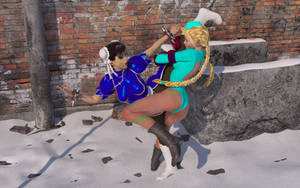 Cammy and Chun Li CQC Counter