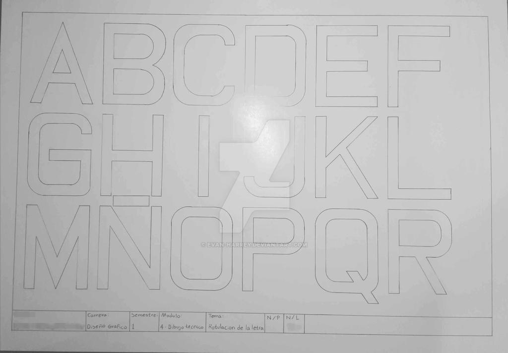 Form 1 Lettering Display Labeling of the letter 1 by Evan-Harrey on DeviantArt