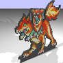 Sega Hellhound Lego Mosaic