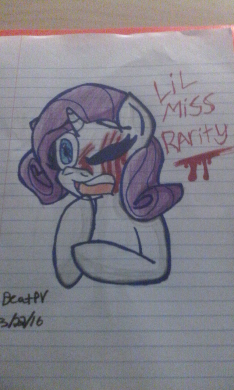 Mlp Rarity Deviantart Stressed :Mlp:Little Miss Rarity by BEATPV on DeviantArt