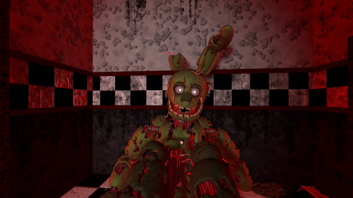 Spring Trap Game Three Fnaf 3 Springtrap by ToyBonnie22487A on DeviantArt
