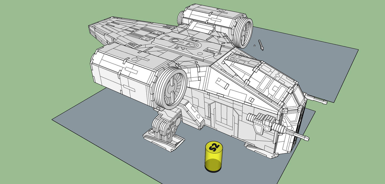 New Razor Crest Concept Razor Crest 1 by citizen113 on DeviantArt