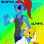 UNDERTALE - Undyne, Dr.Alphys