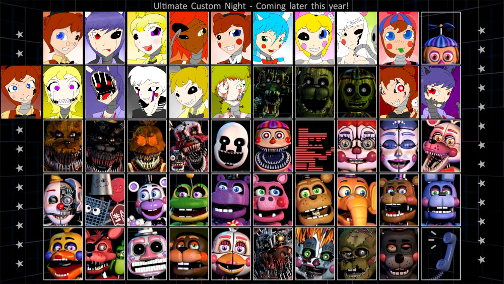 Fnaf UCN redrawing challenge as humans ! by m3l0uche on DeviantArt