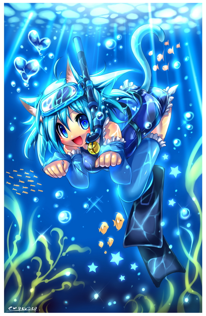 Scuba Catgirl