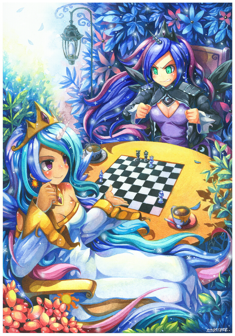 Princess Celestia and Princess Luna