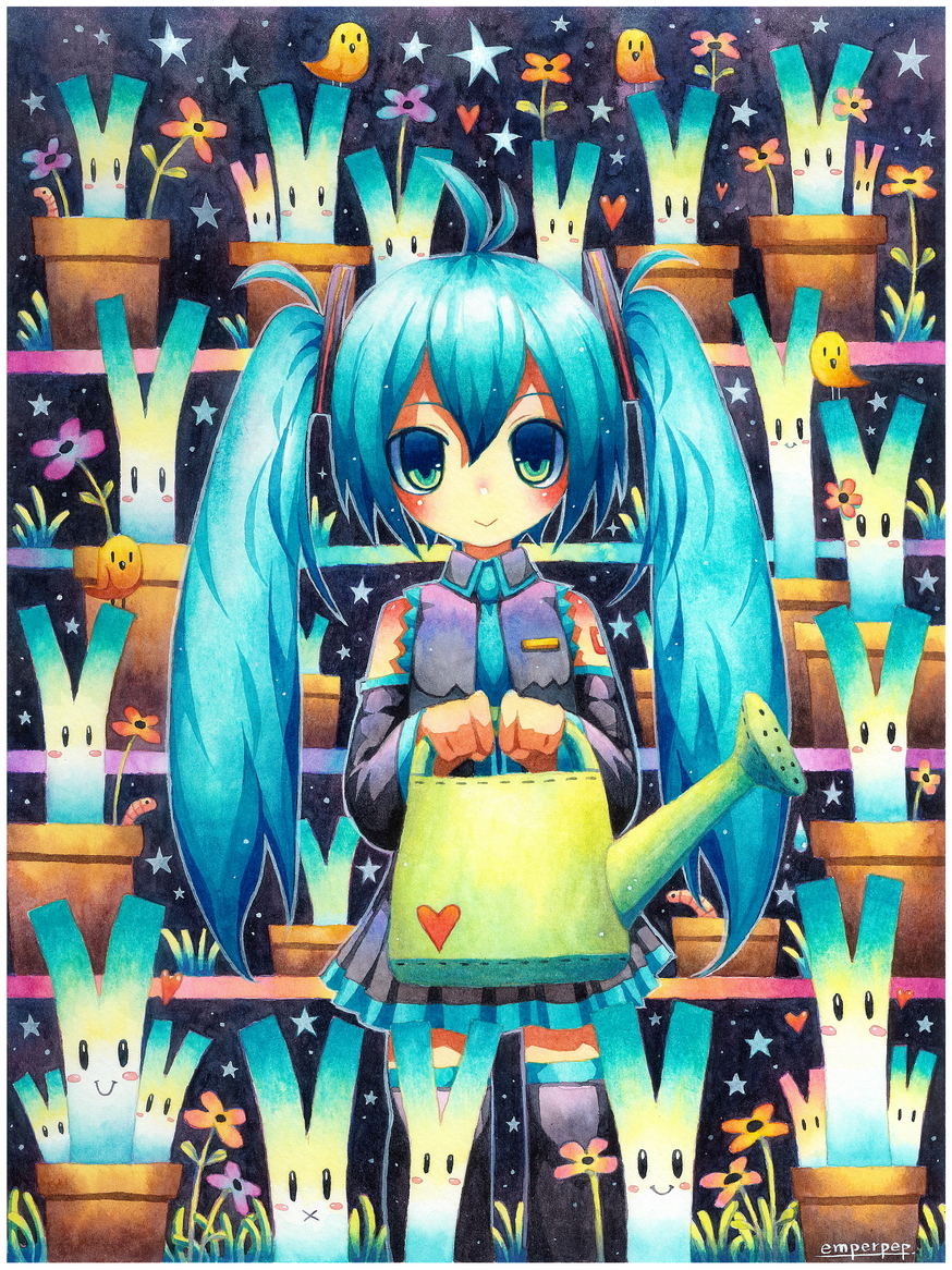 Vocaloid watercolor