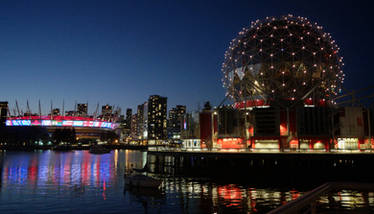 Vancouver at night