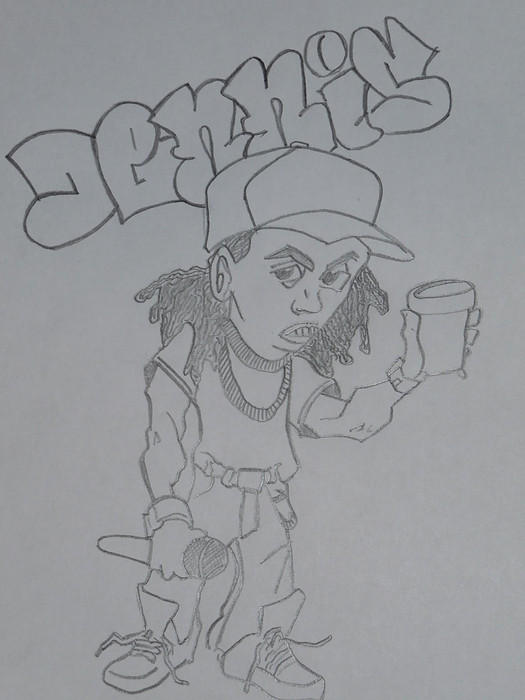 Drawing Lil Wayne. By Dennisboyaat On Deviantart