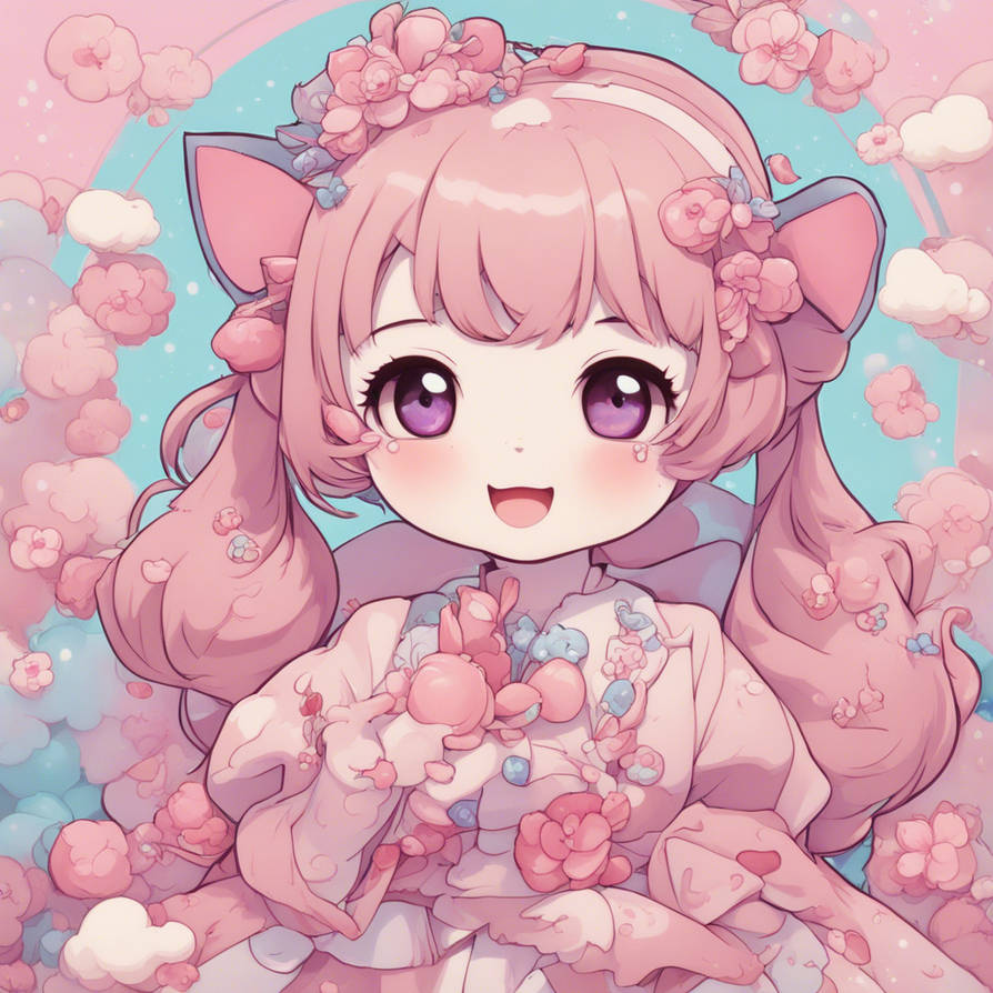 Pink Deviantart Pink Girl by KatiaChansKawaiiArt on DeviantArt