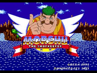 Morshu the Shopkeeper title screen