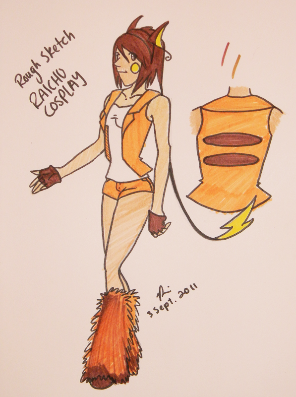 Raichu Cosplay Concept