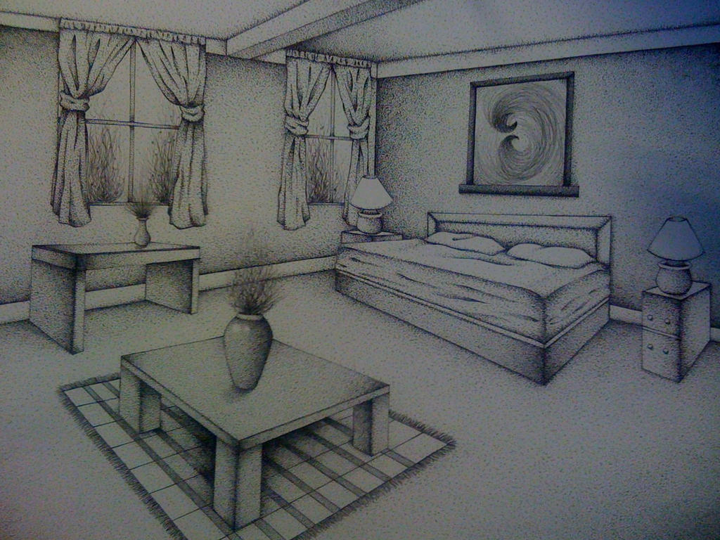Two Point Perspective Room By Senx28 On Deviantart