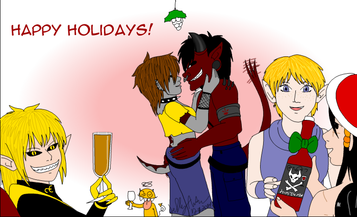 Even some demons do celebrate Christmas (gift)