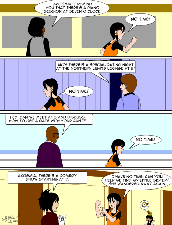 24 Theme Challenge: No Time by SailorEnergy