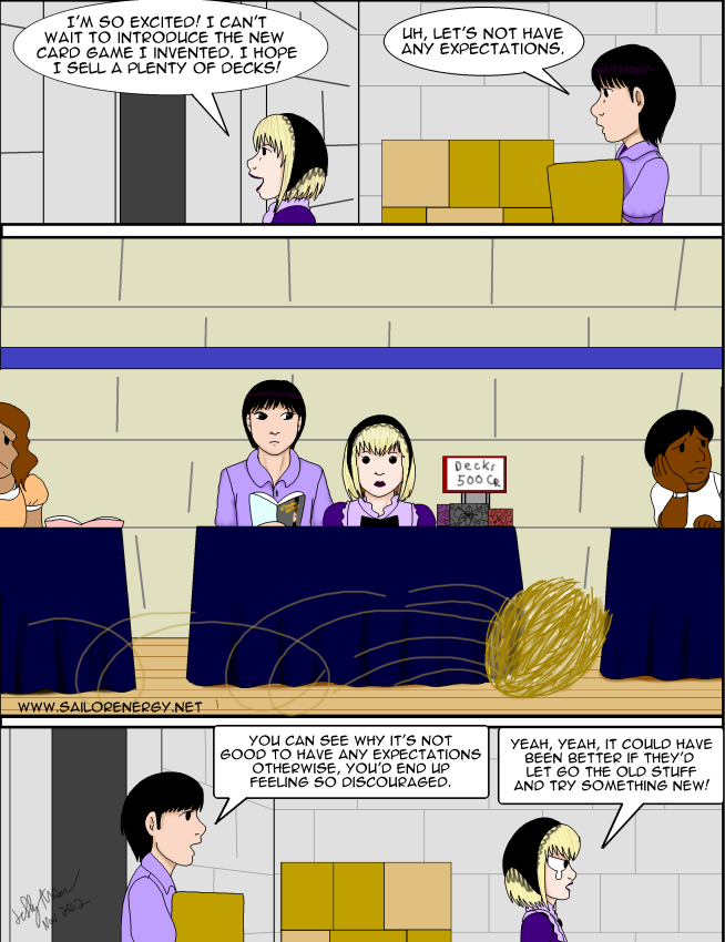 33 Theme Challenge: Expectations by SailorEnergy