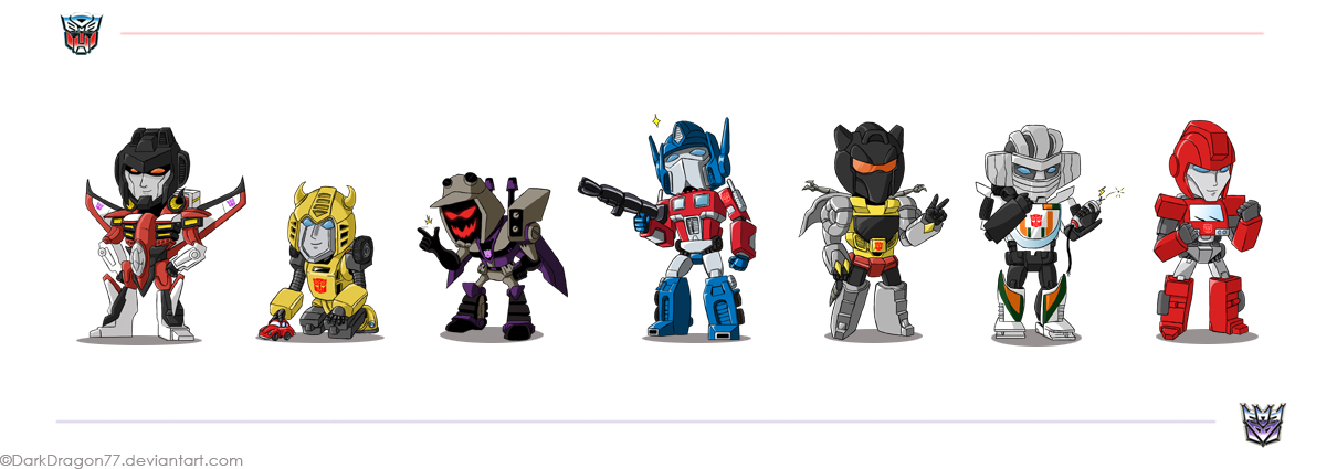Chibi Transformers by DarkDragon77 on DeviantArt