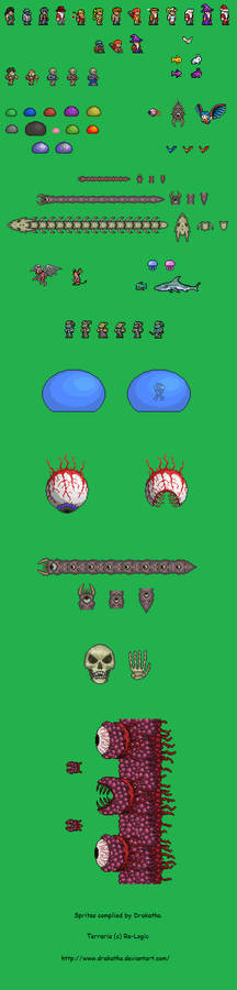 Terraria Spritesheet