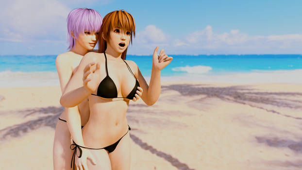 Kasumi and Ayane (Black ver.)