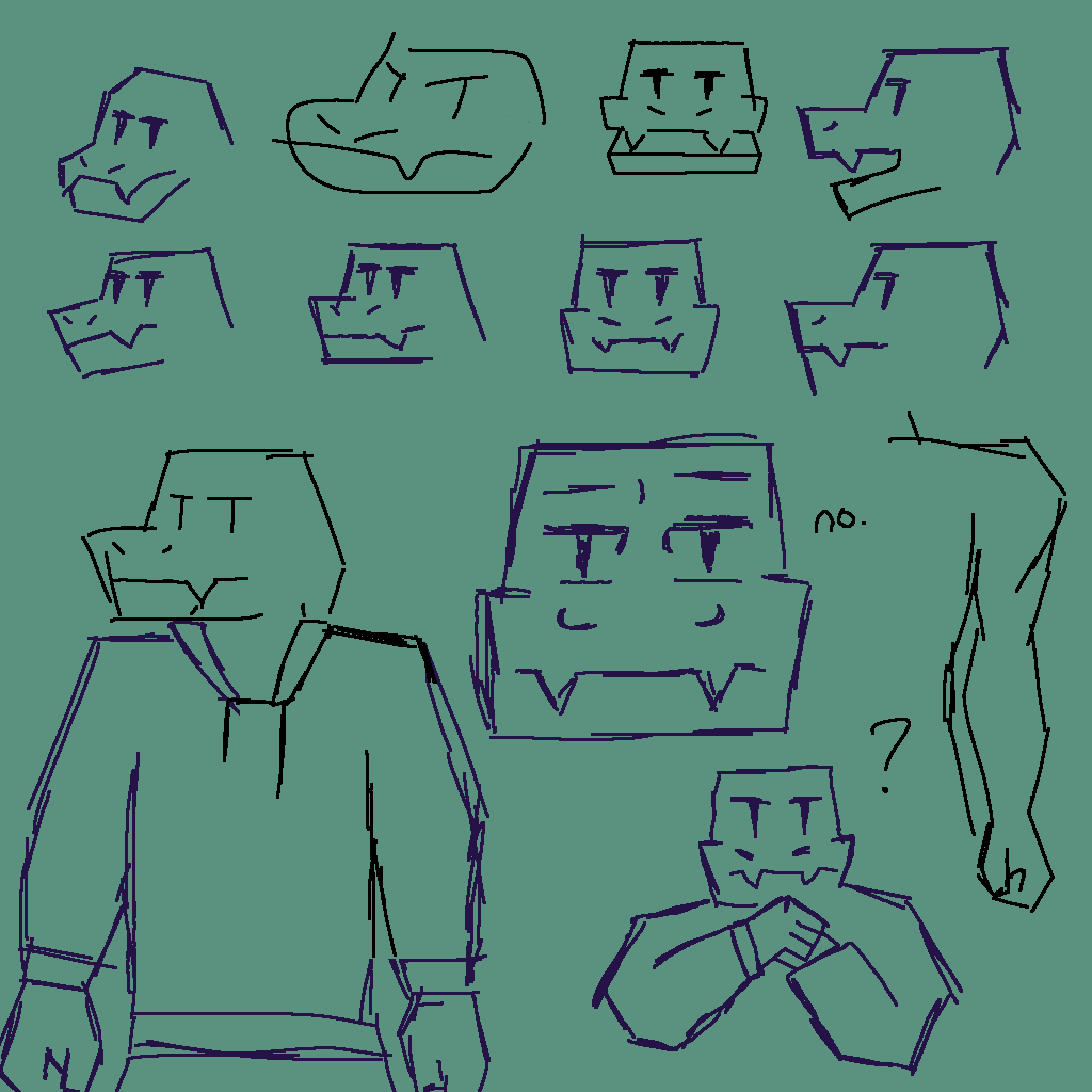 Russ Character some more sketches of Russ by IntrusiveLizard on DeviantArt