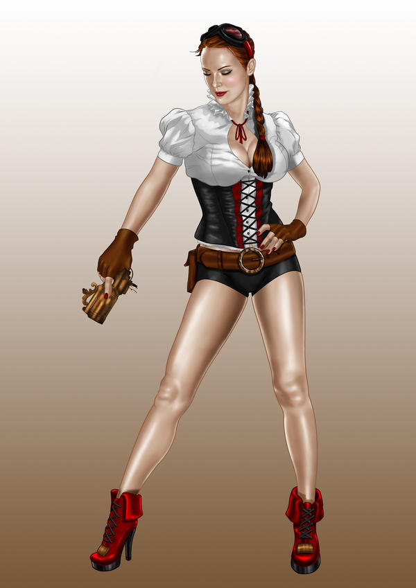 Steampunk chick Tracy