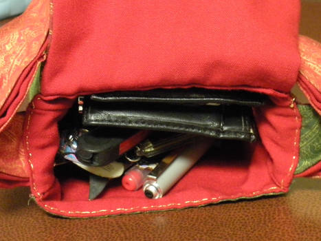 Inside the purse