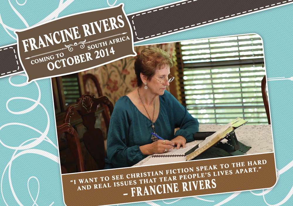 Francine Rivers Francine Rivers Pamphlet p1 by IAMREDVOX on DeviantArt