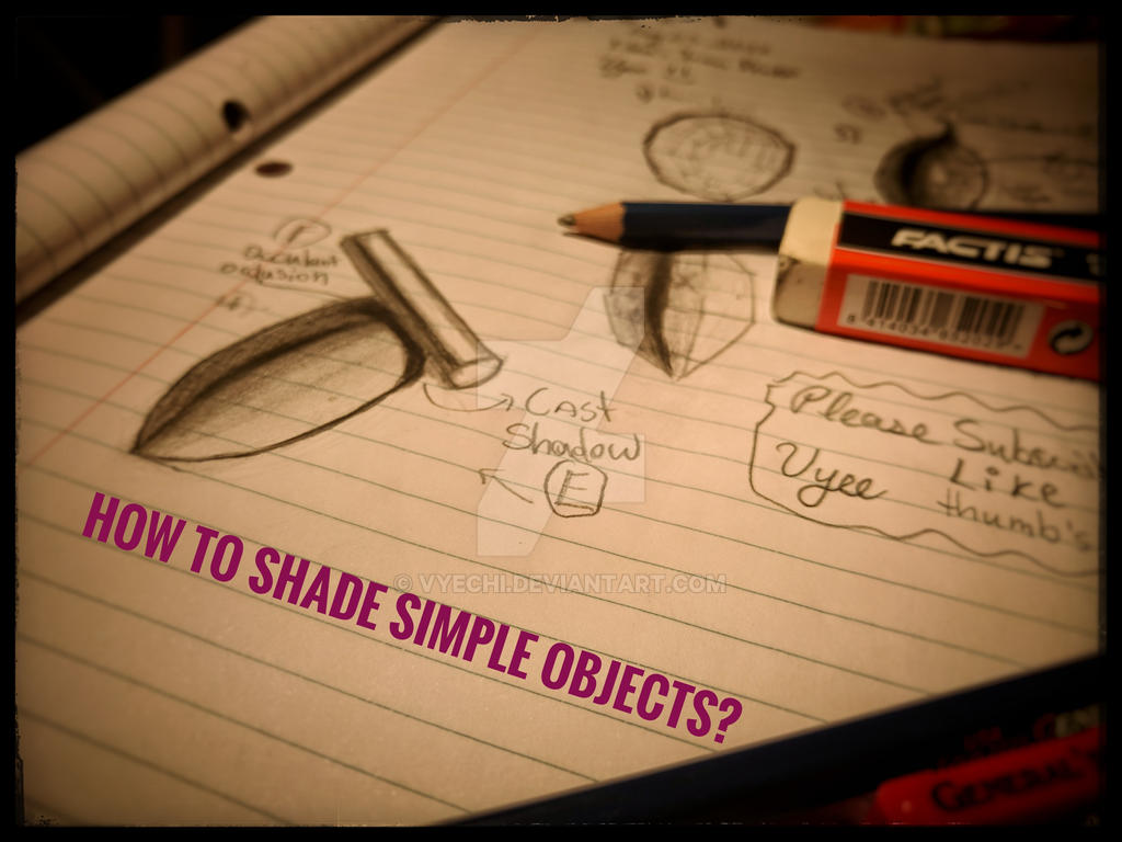 Simple Shading Object How to shade simple objects? by Vyechi on DeviantArt