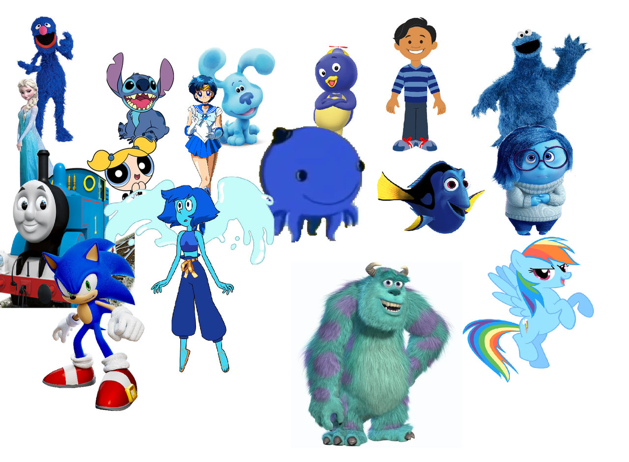 Blue Fandom Character Which Of These Blue Characters is the Best by justinholbert25 on DeviantArt