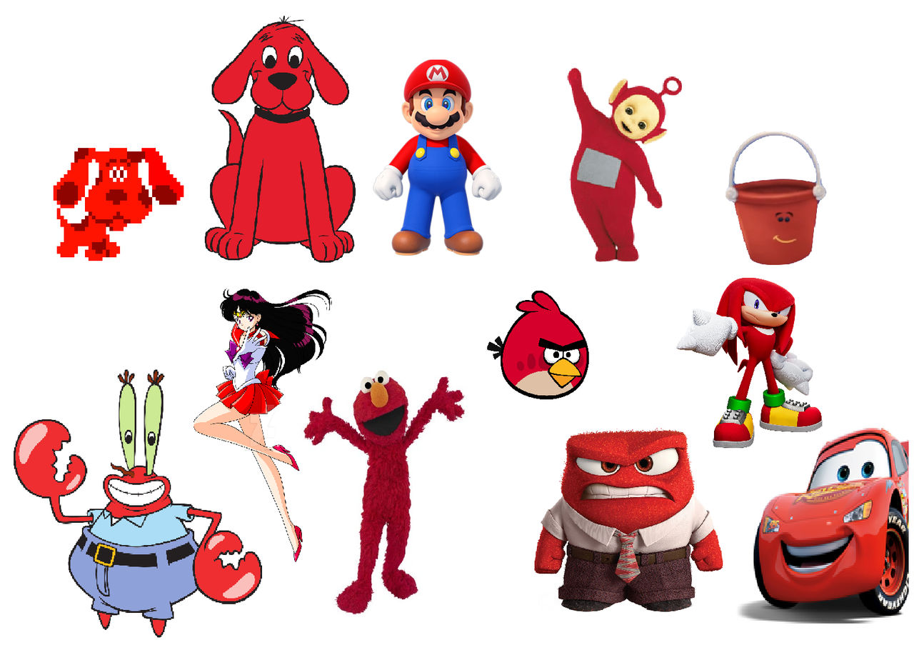 Red Characters By Deviantart Which Of These Red Characters Are Better by justinholbert25 on DeviantArt