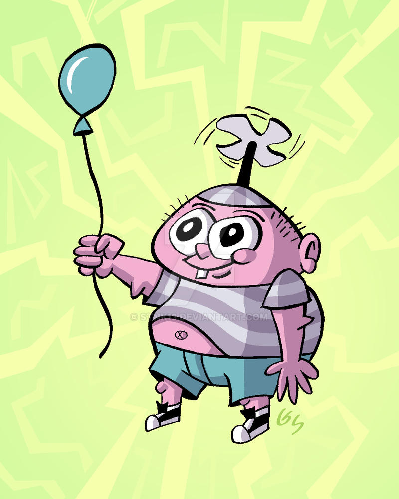 Propellar Kid Revisting Old Propeller Kid Design by Stnk13 on DeviantArt