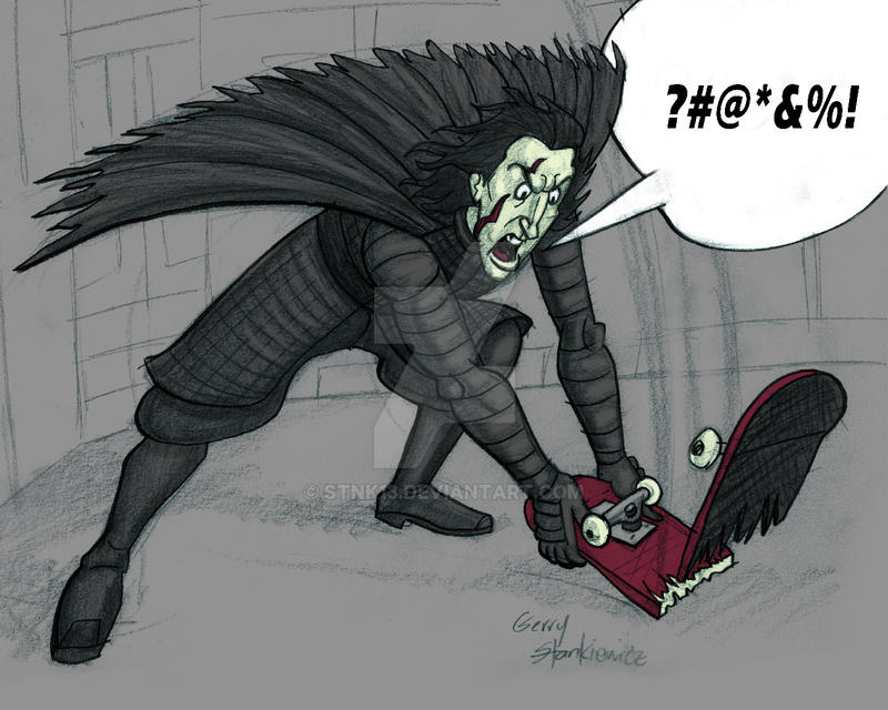 Kylo Hates Skateboarding