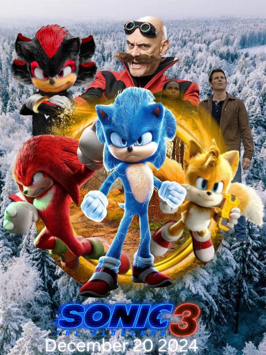 Sonic movienews on X: Sonic Movie 3 fan-made poster created by  Sonicmovienews 👀💙🔥🔥 #Sonicmovie3 #sonic3 #SonicTheHedgehog  #ShadowTheHedgehog #knuckles #MoviePoster #tails #Sonamy   / X